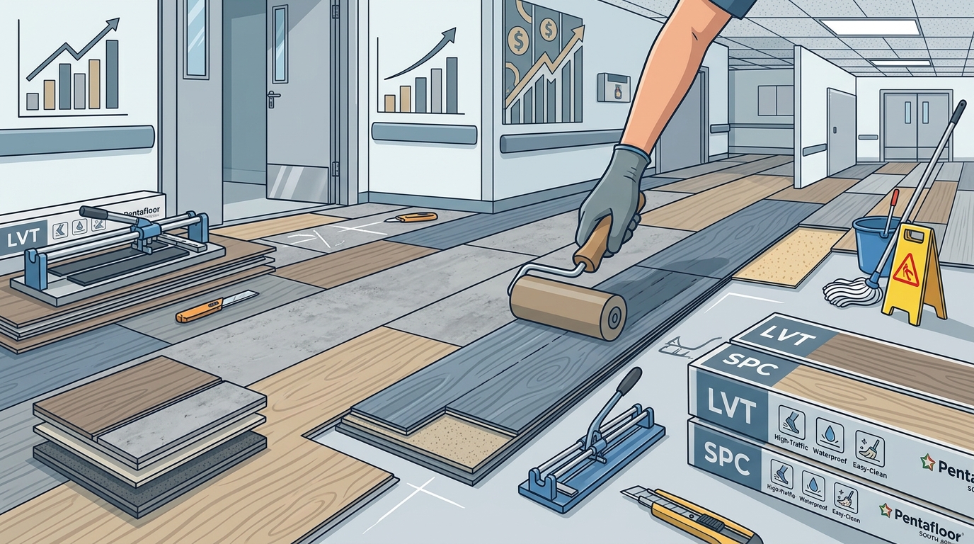 Who Manufactures Specialty Vinyl Flooring for Commercial Use?