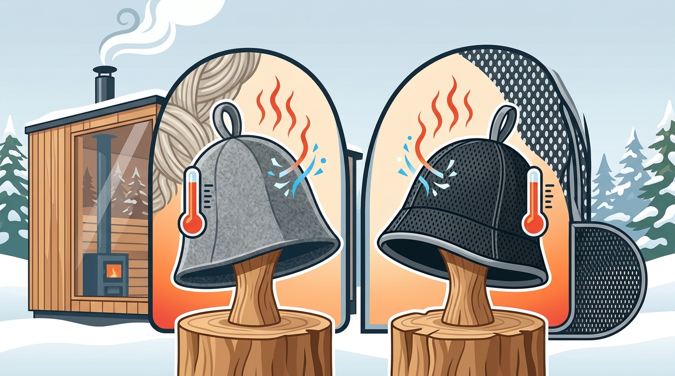 Best Sauna Hats for Hair Protection: Wool vs Mesh Guide