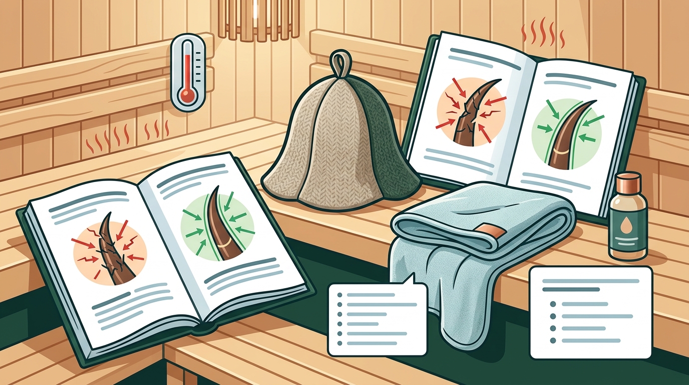 Best Sauna Accessories to Protect Hair from Heat Damage