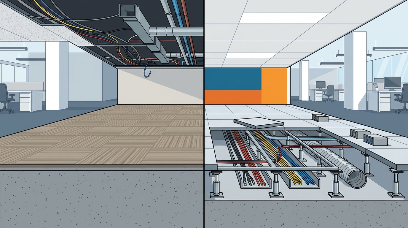 Access Flooring vs Traditional Flooring: A Complete Comparison