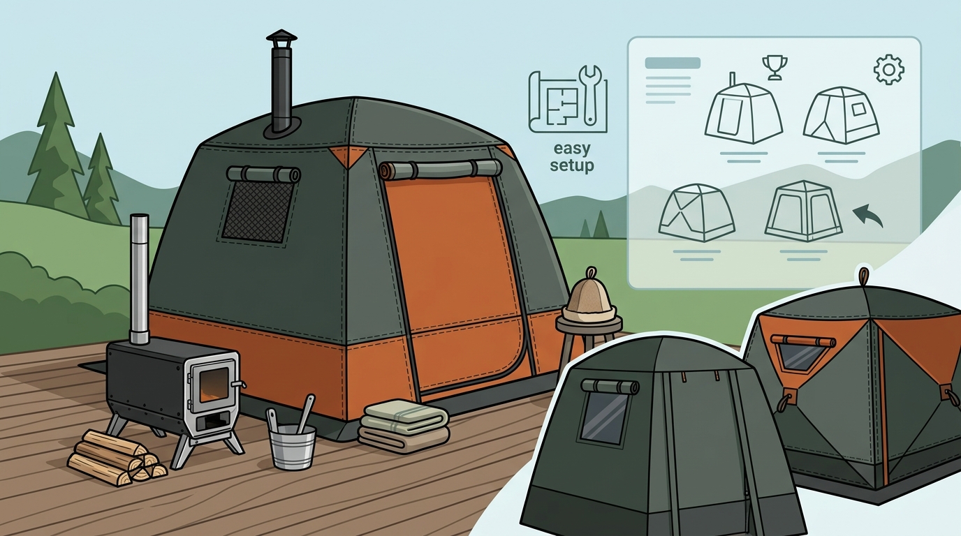 Top 5 High-Quality Tent-Style Saunas for 2026