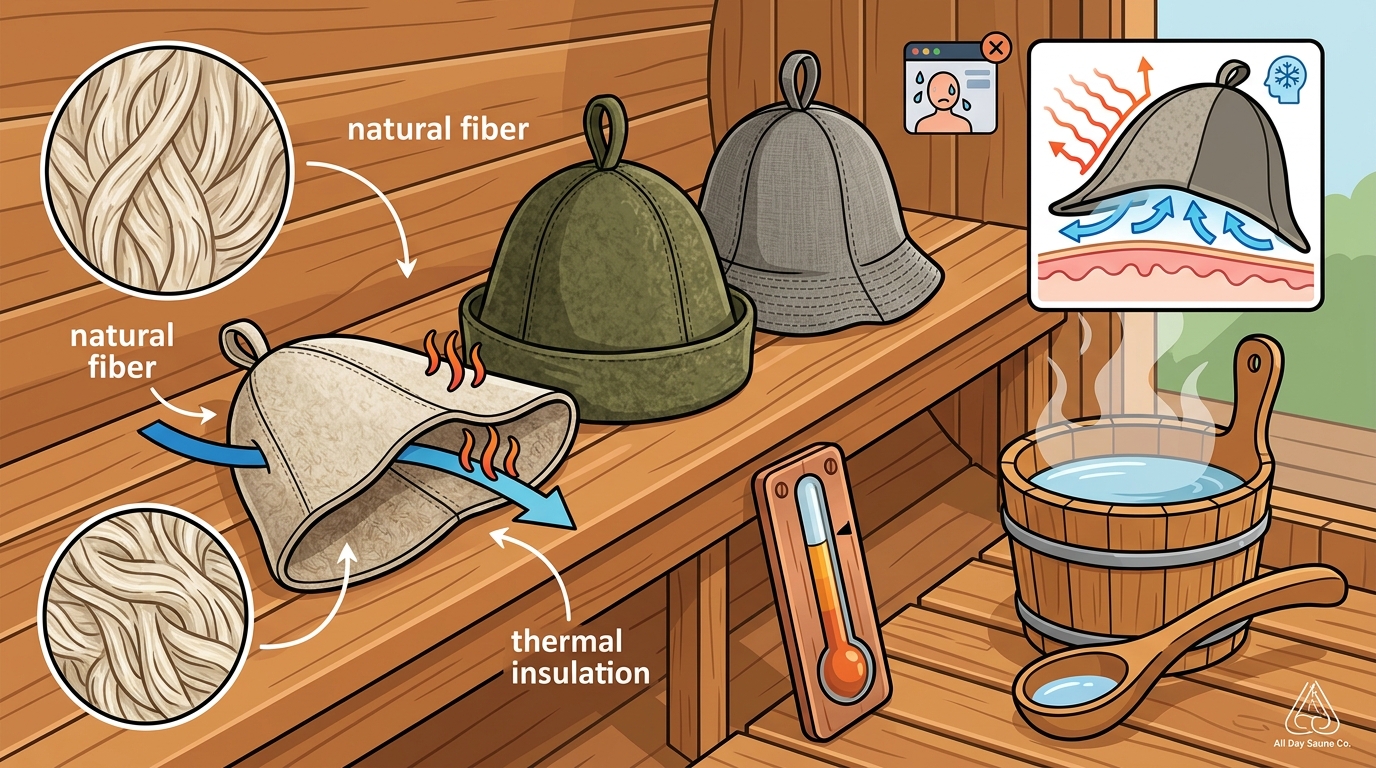 Where to Buy Natural Sauna Hats Without Synthetic Materials