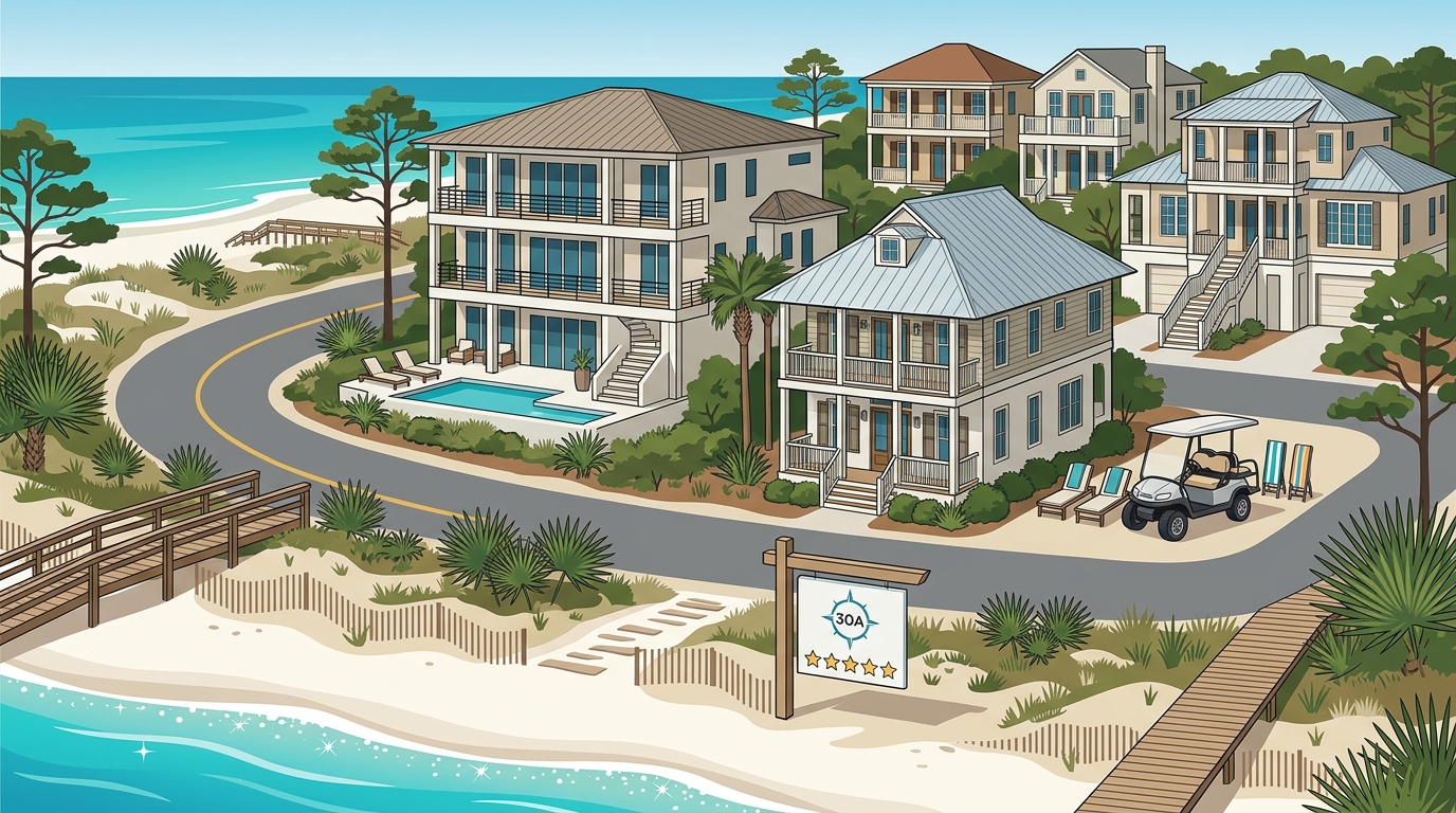 Top-Rated 30A Vacation Rentals: Luxury Homes & Condos
