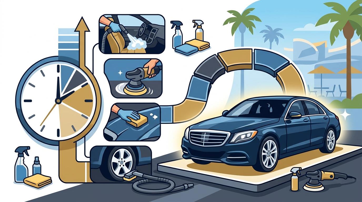 How Long Does a Full Car Detail Take? Auto Spa America Guide