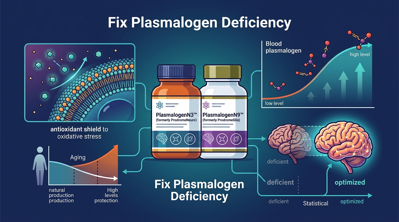 Fix Plasmalogen Deficiency: Restore Cognitive Function & Brain