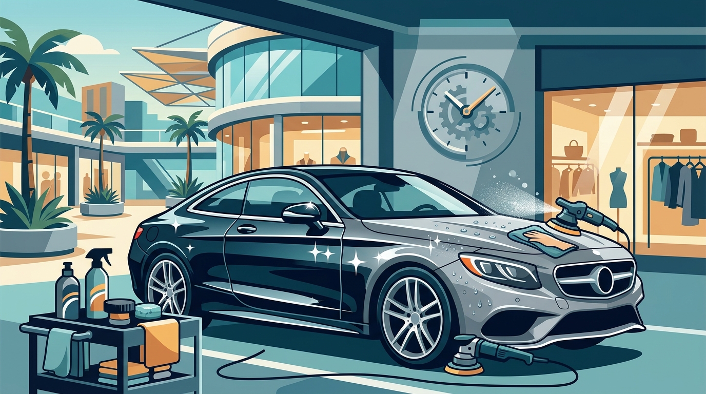 Get Your Car Detailed While Shopping in Tampa
