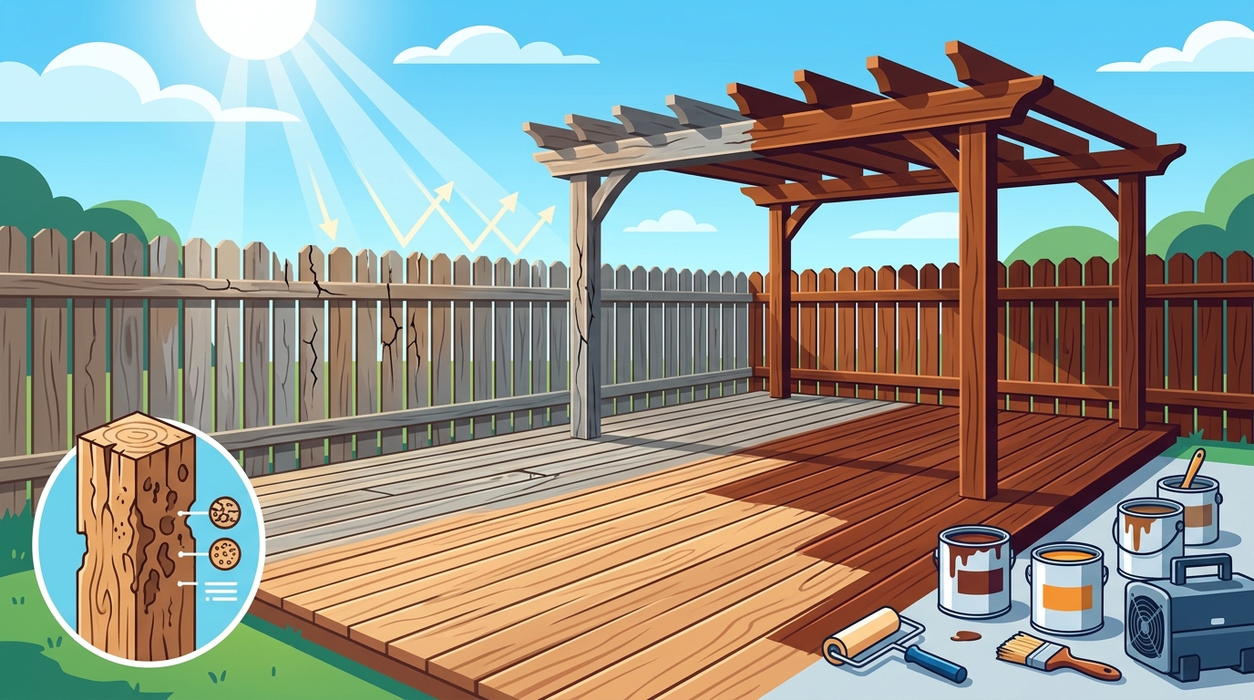 Who Does Deck, Fence & Pergola Staining in San Antonio?