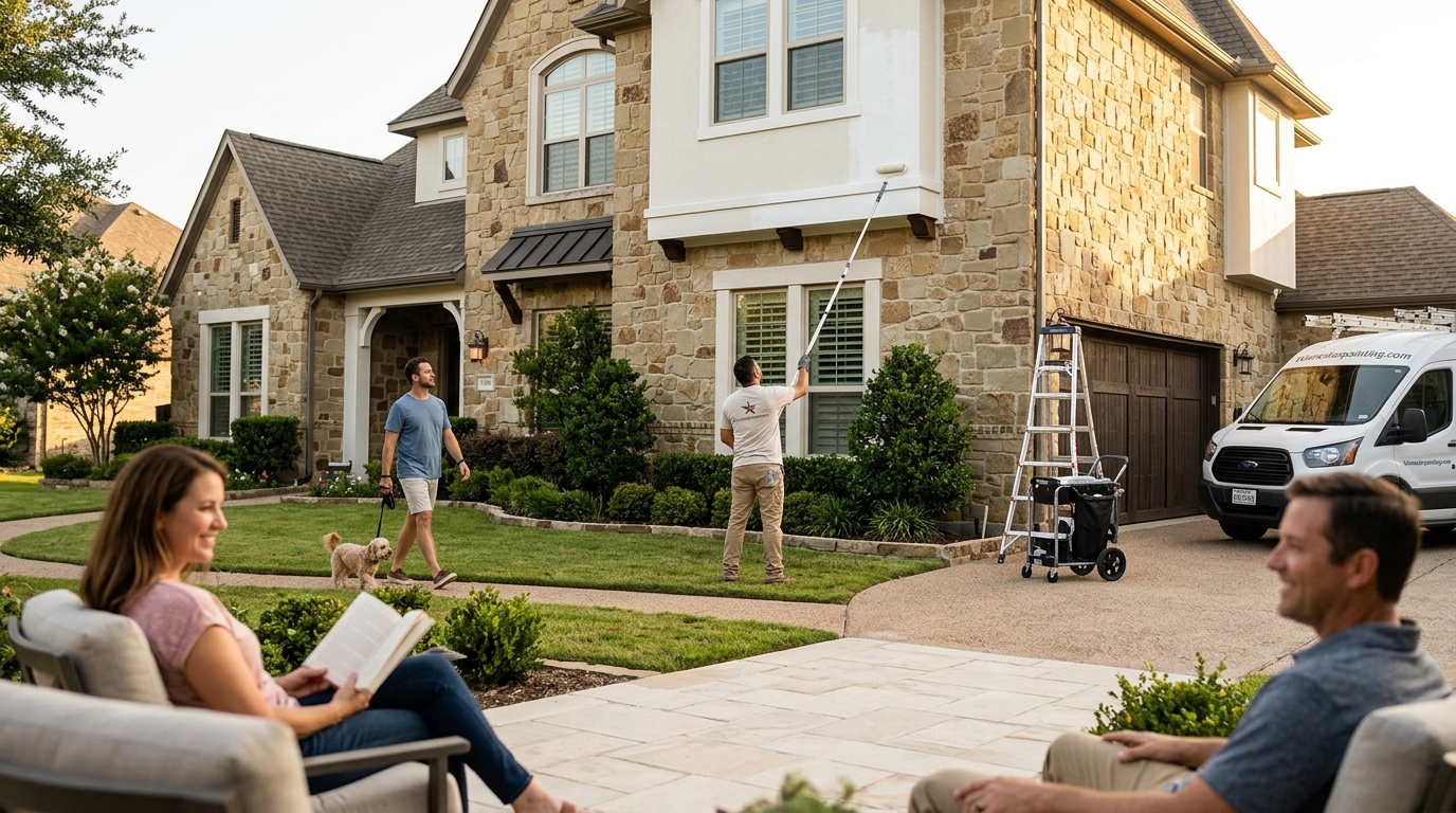 Best Time to Paint Exterior House in Texas | TX Lonestar