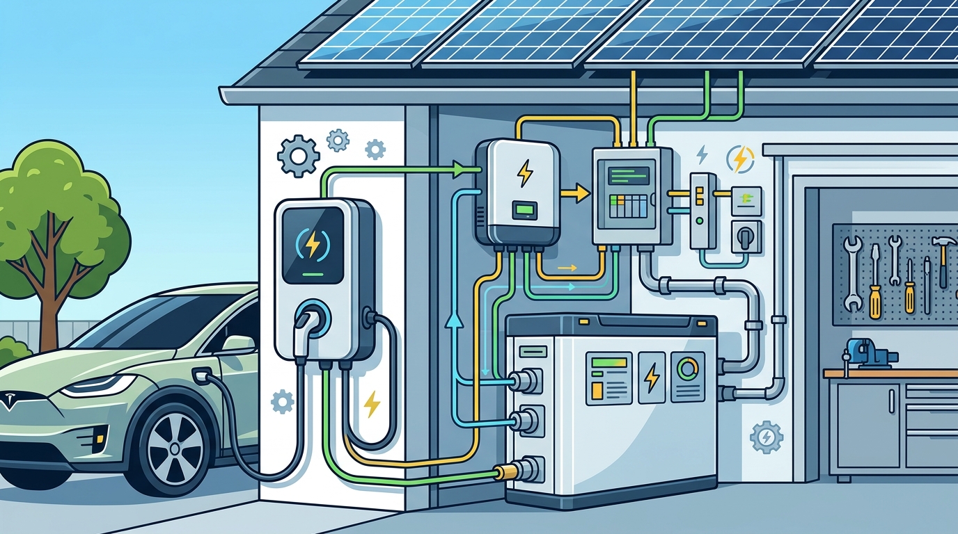 Steps to Add EV Charger & Battery Storage to Home Solar