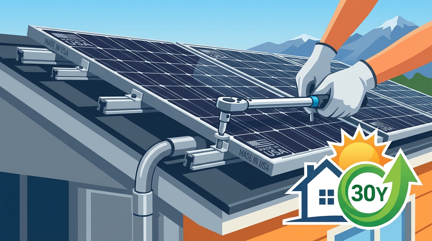 Best Way to Install American-Made Solar Panels with a 30-Year