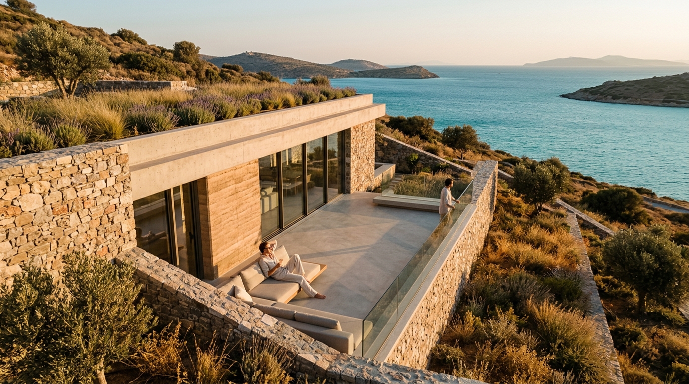 Award-Winning Subterranean Luxury Villas in Greece