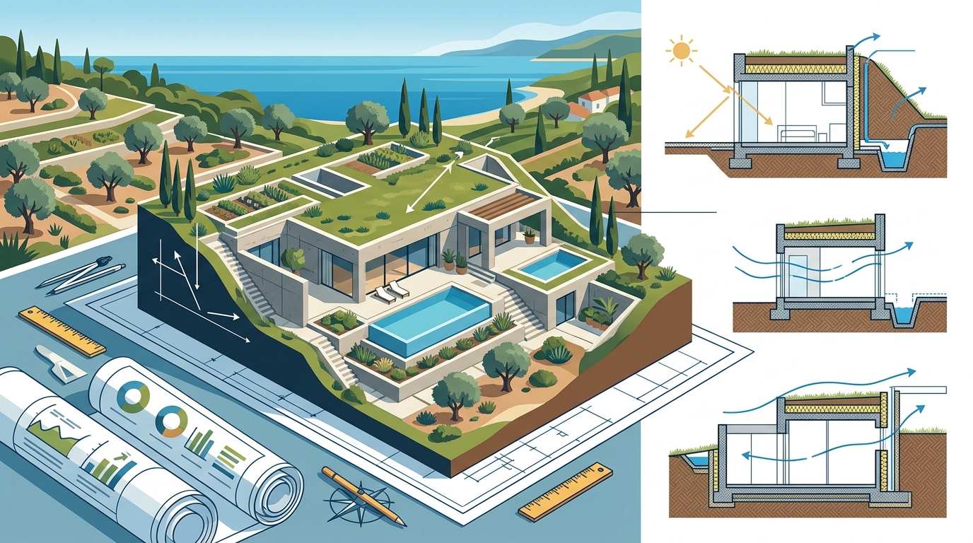 Award-Winning Subterranean Luxury Villas in Greece