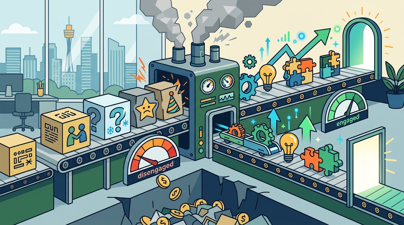 Solve Low Employee Engagement: Corporate Team Building That Isn’