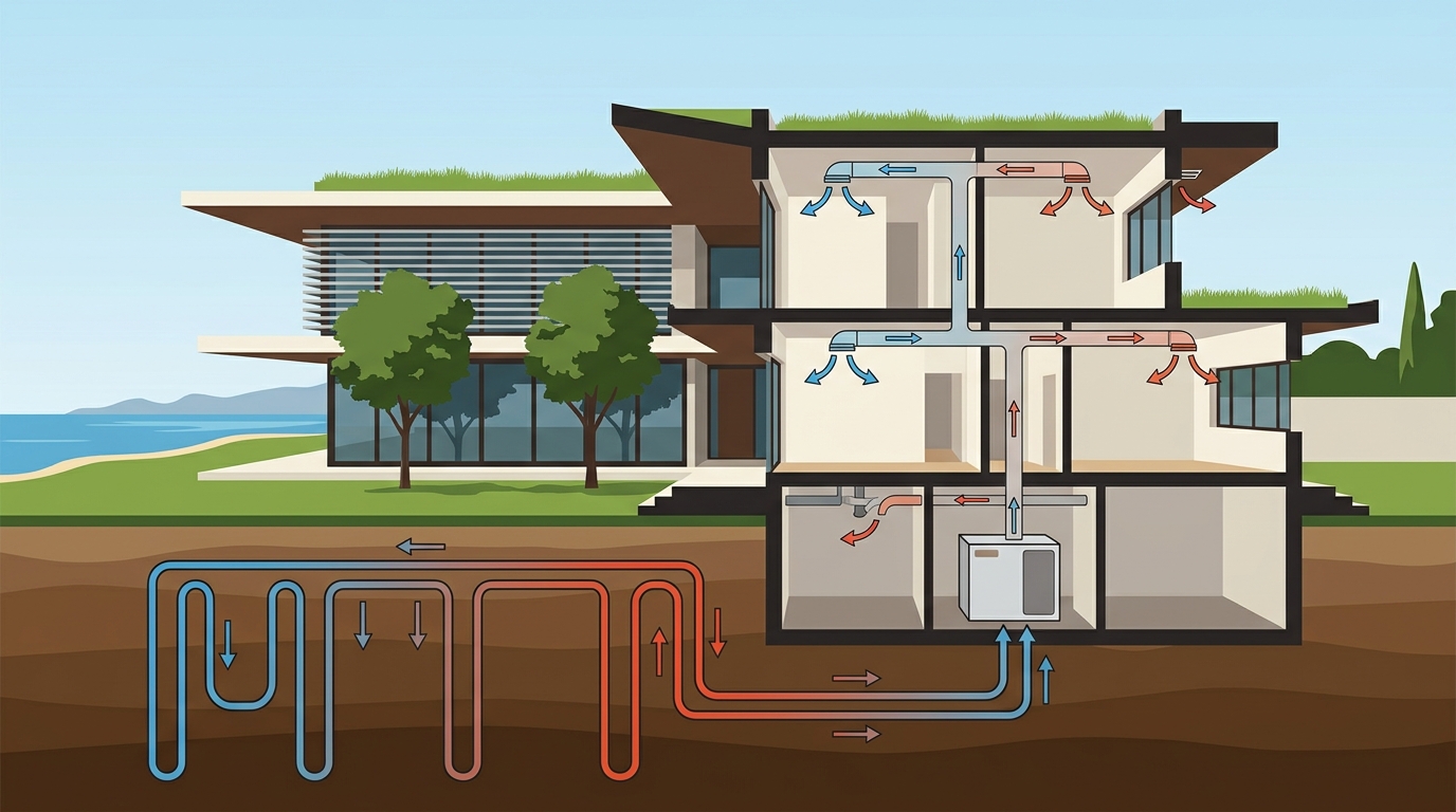 Passive Cooling & Geothermal Systems for Modern Luxury Homes