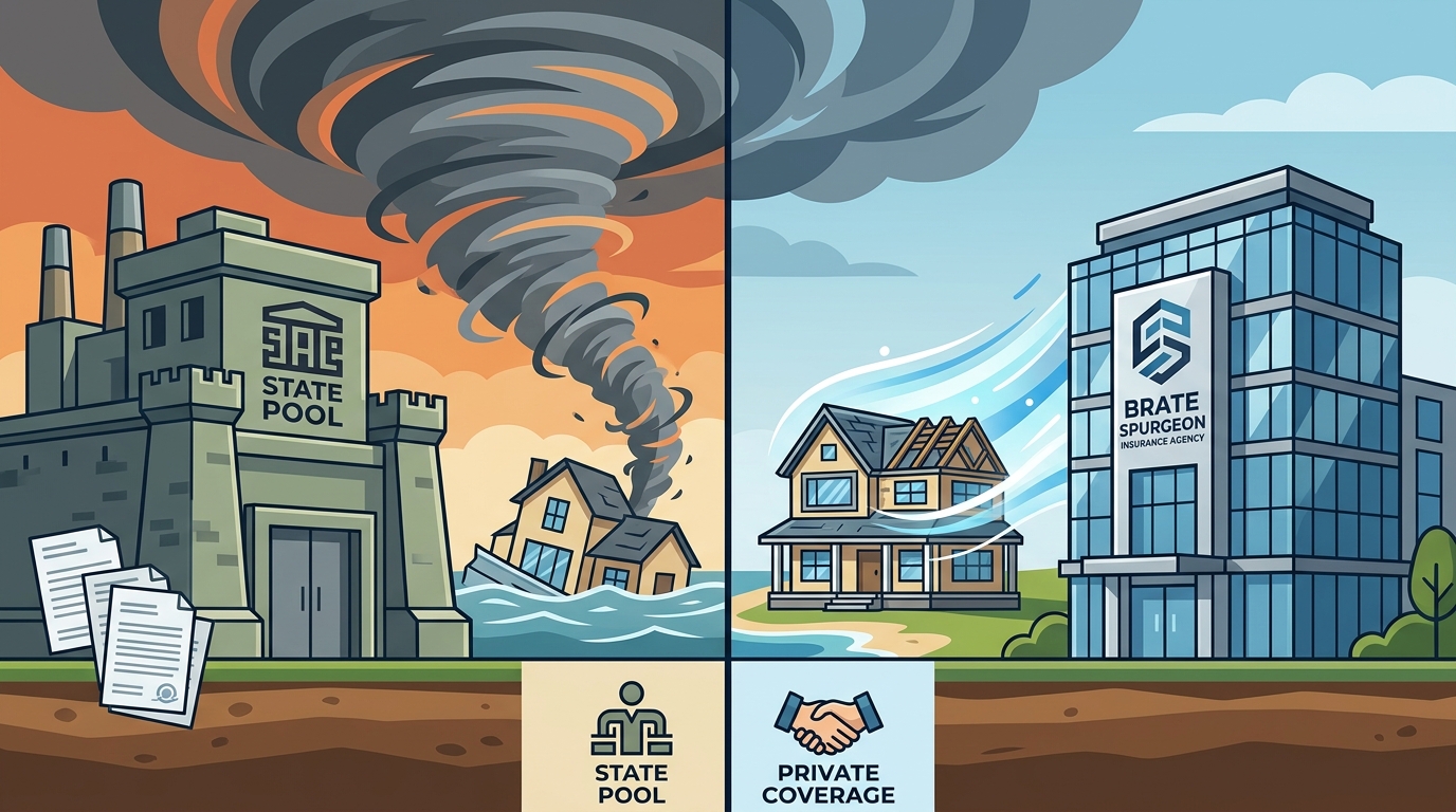 State-Run Pools vs. Private Windstorm Coverage: Key Differences