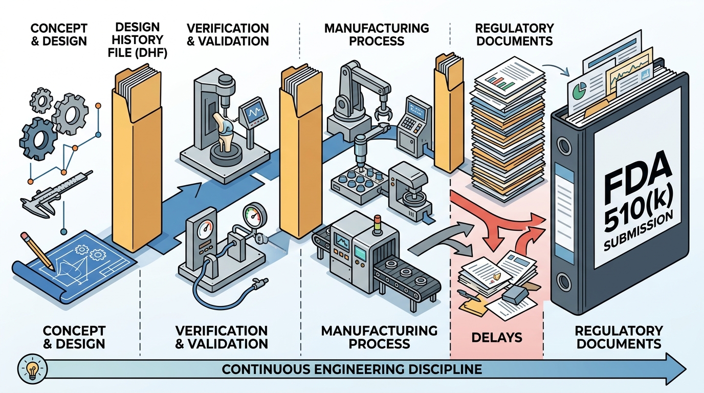 Preparing Medical Devices for FDA 510(k) Submission and Mfg