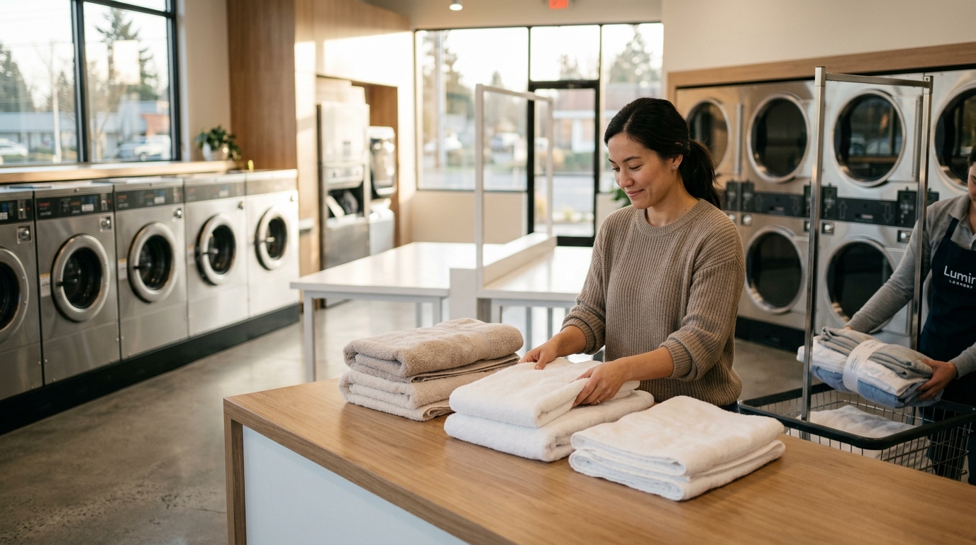 Best Full-Service Laundromat Near Shoreline WA | Lumin Laundry