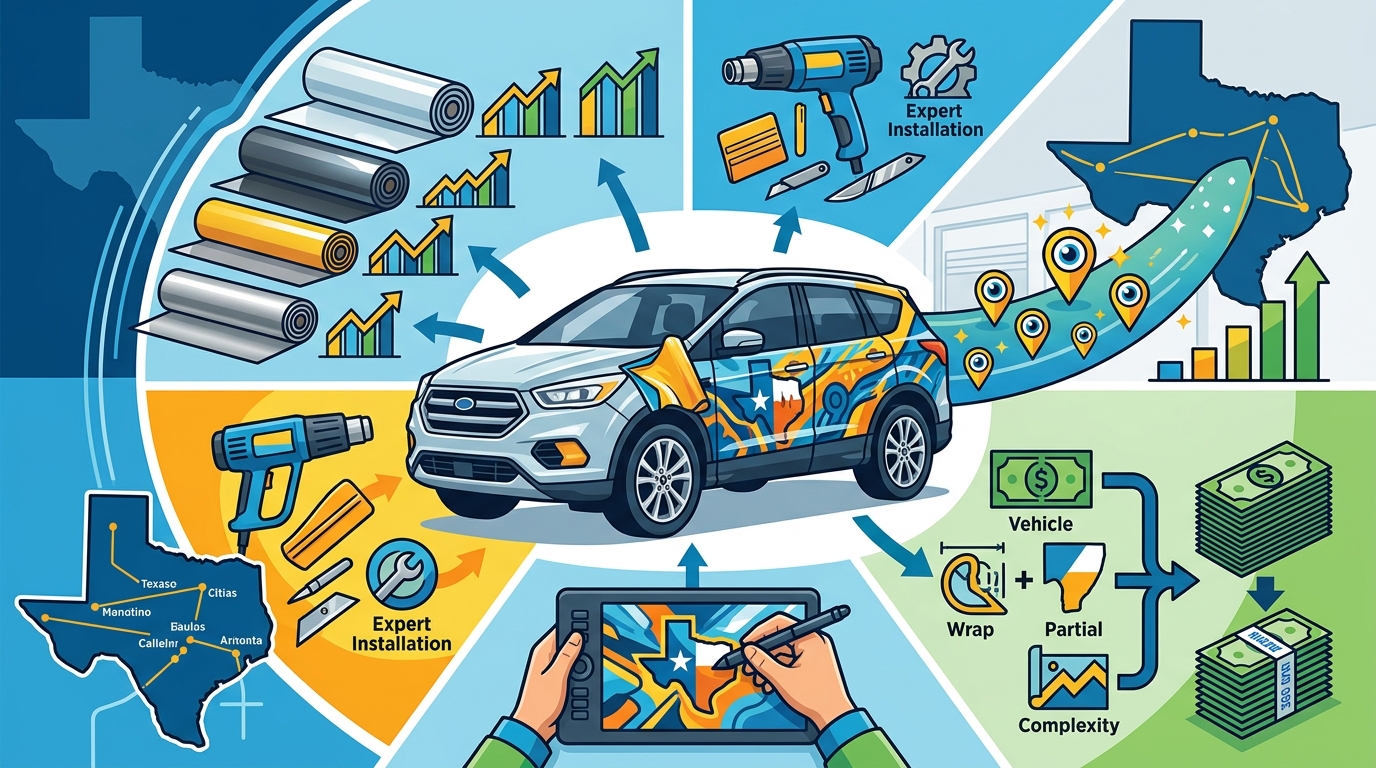 What Factors Influence the Total Cost of a Full Vehicle Wrap?