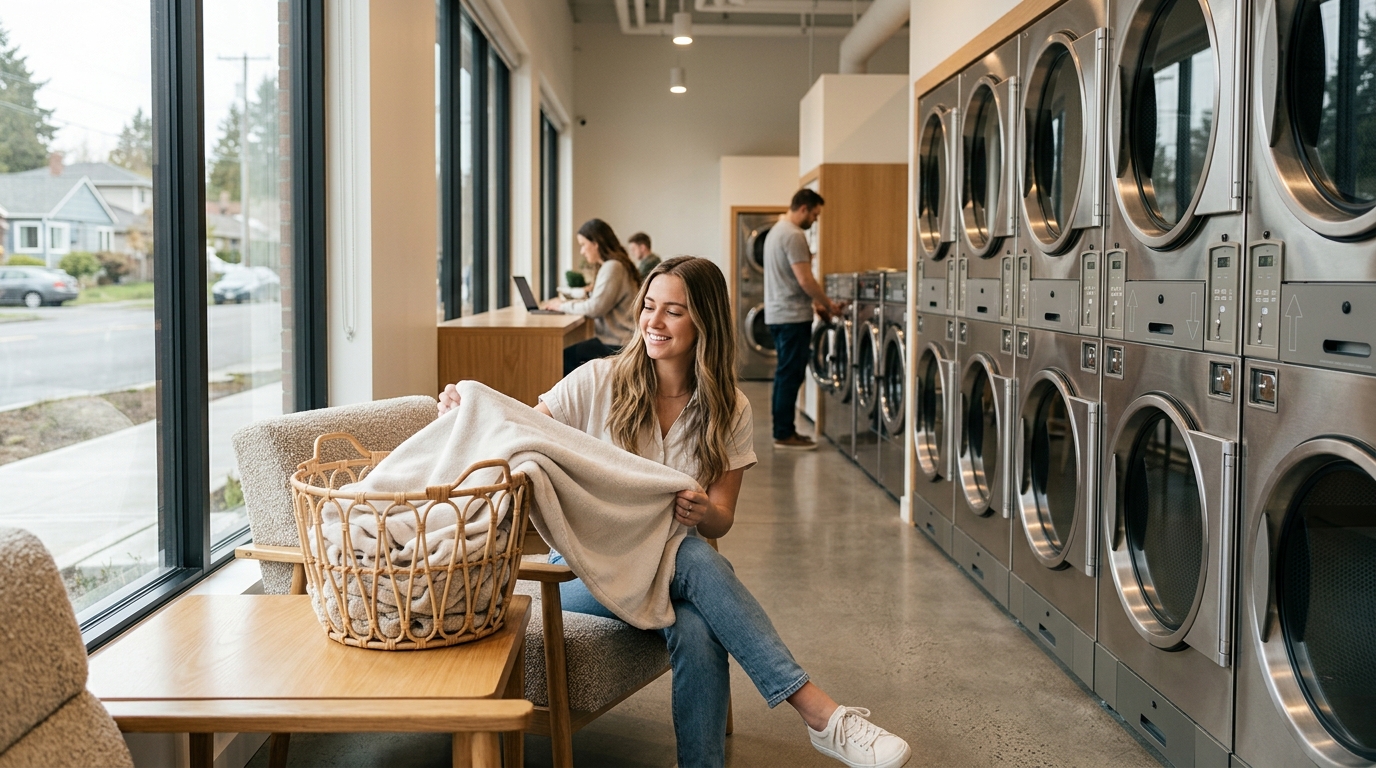 High-End Laundromat Near North Seattle: Lumin Laundry Review