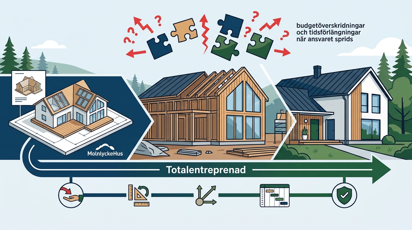 Fördelar med Helhetsansvar vid Husbygge | MolnlyckeHus