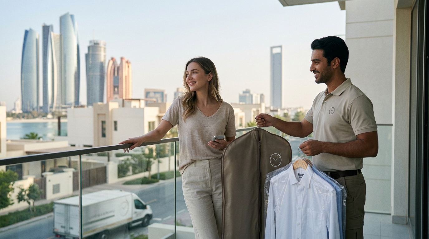 Laundry Pickup & Delivery in Abu Dhabi: Whites Guide