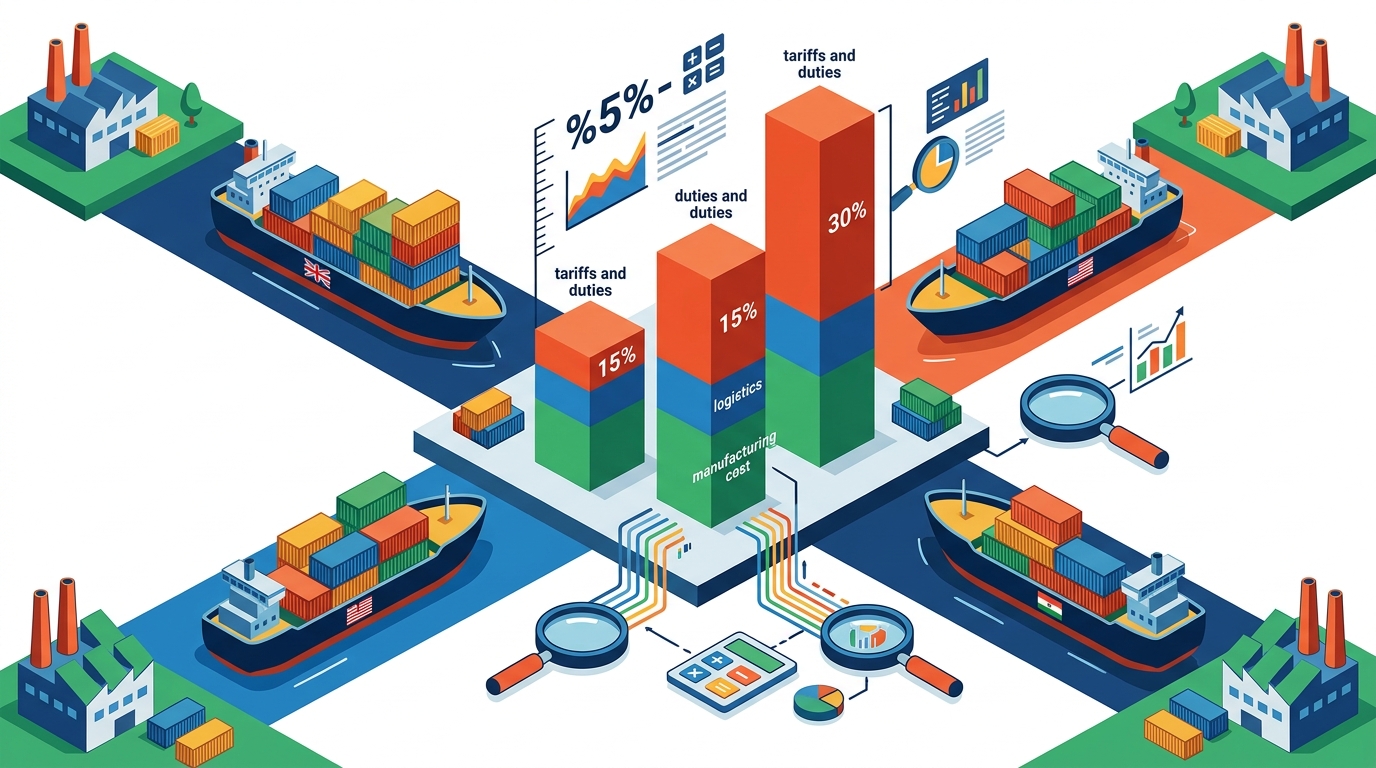 How to Compare Duties and Tariffs Across Countries Before Sizing