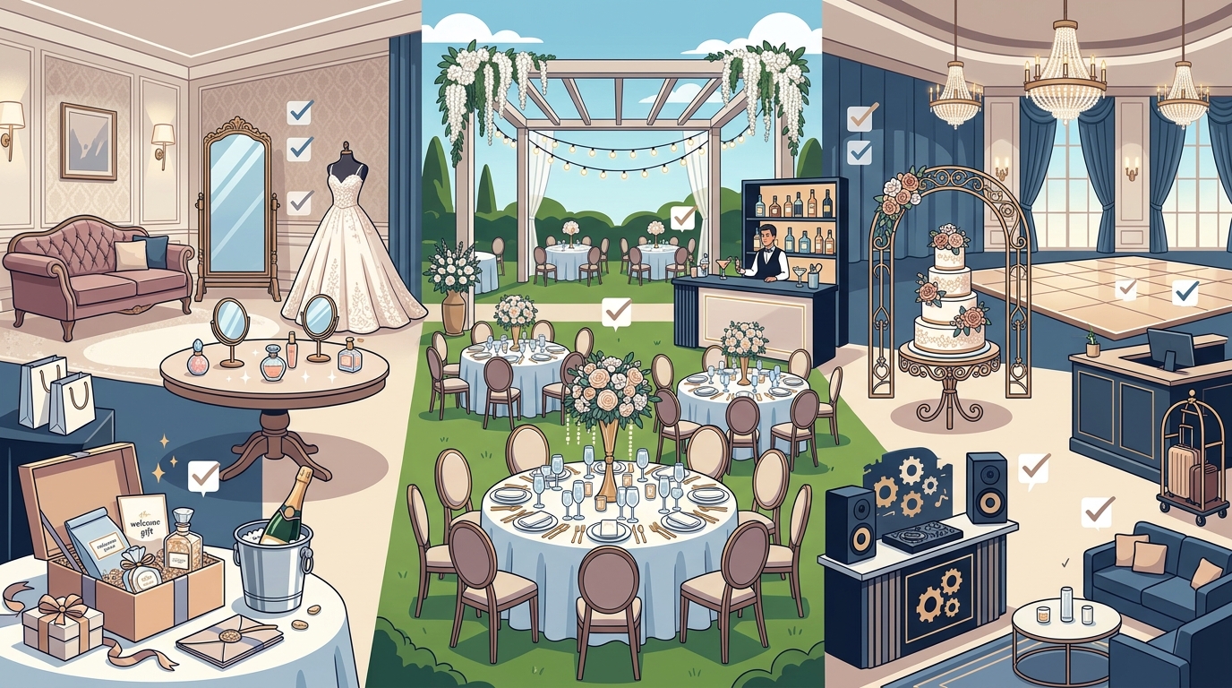 High-End Wedding Venue Amenities: The Ultimate Checklist