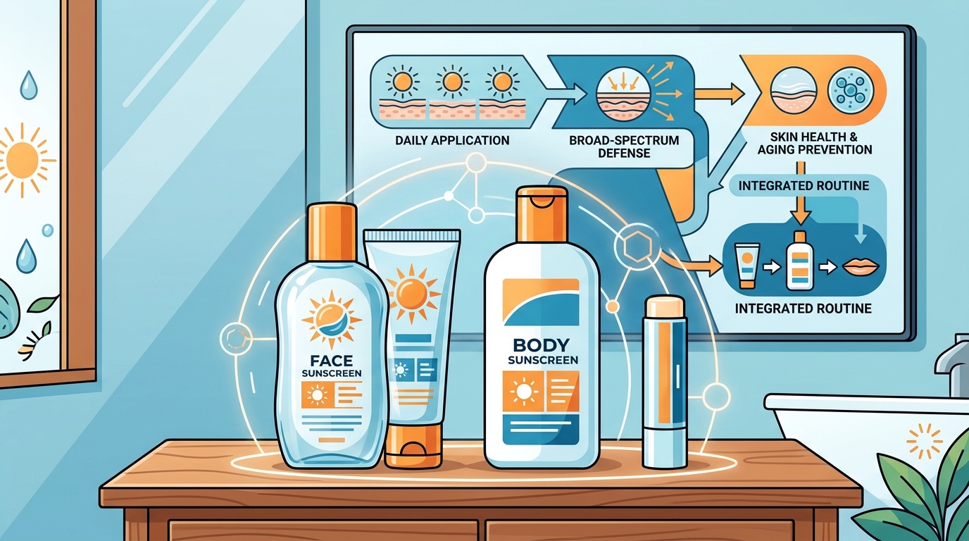 Sunscreen for Face, Body, and Lips: The All-in-One Guide