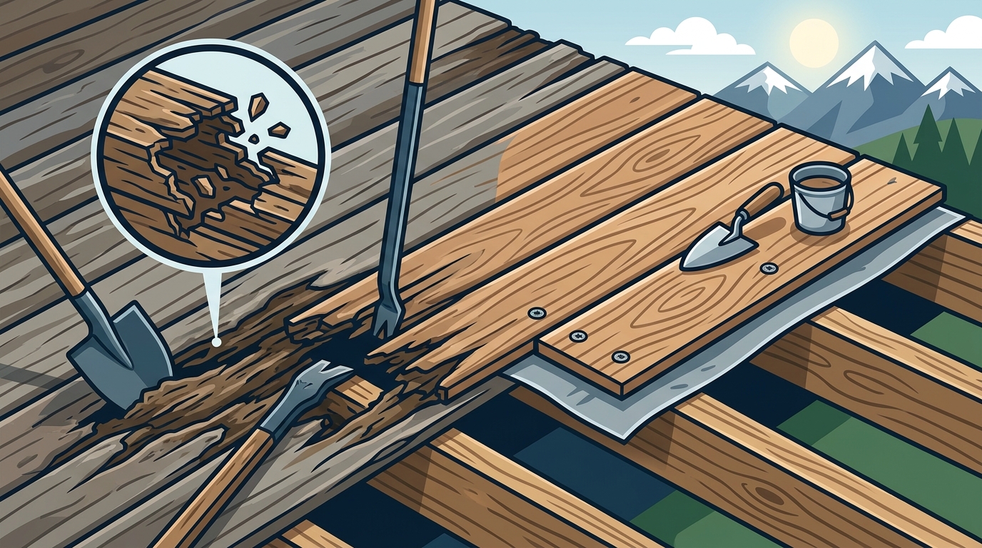 Fix Rotting Decks in Utah: Snow, Sun & Repair Guide