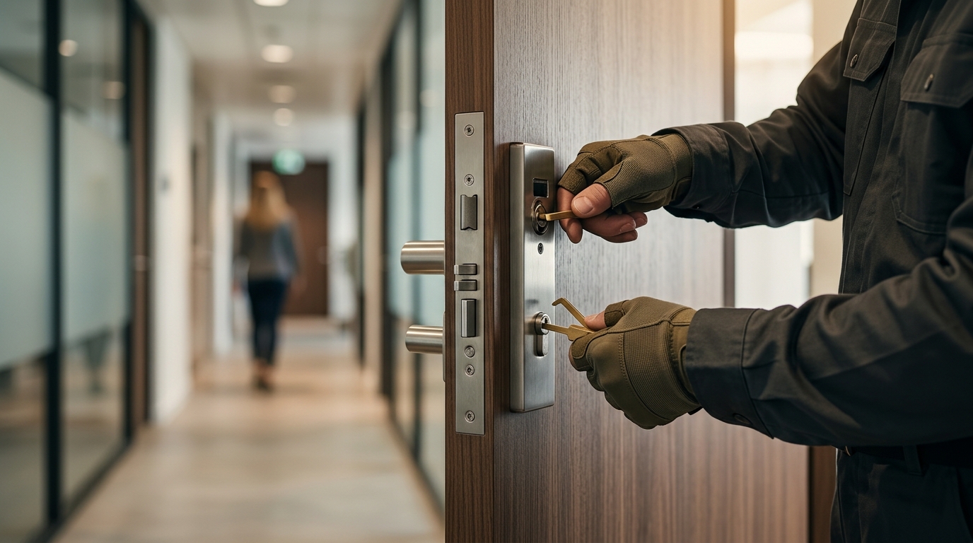 Can a Locksmith Repair High-Security Commercial Door Hardware?