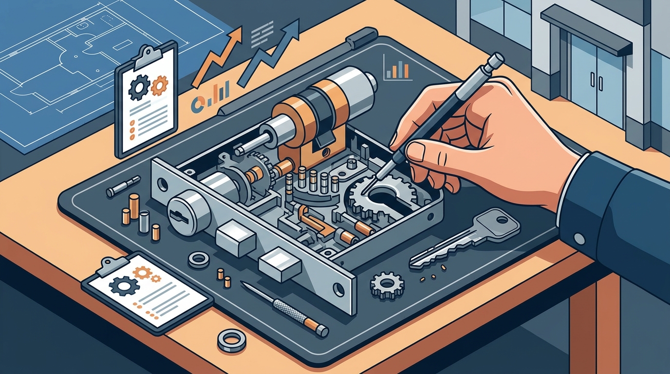 Can a Locksmith Repair High-Security Commercial Door Hardware?