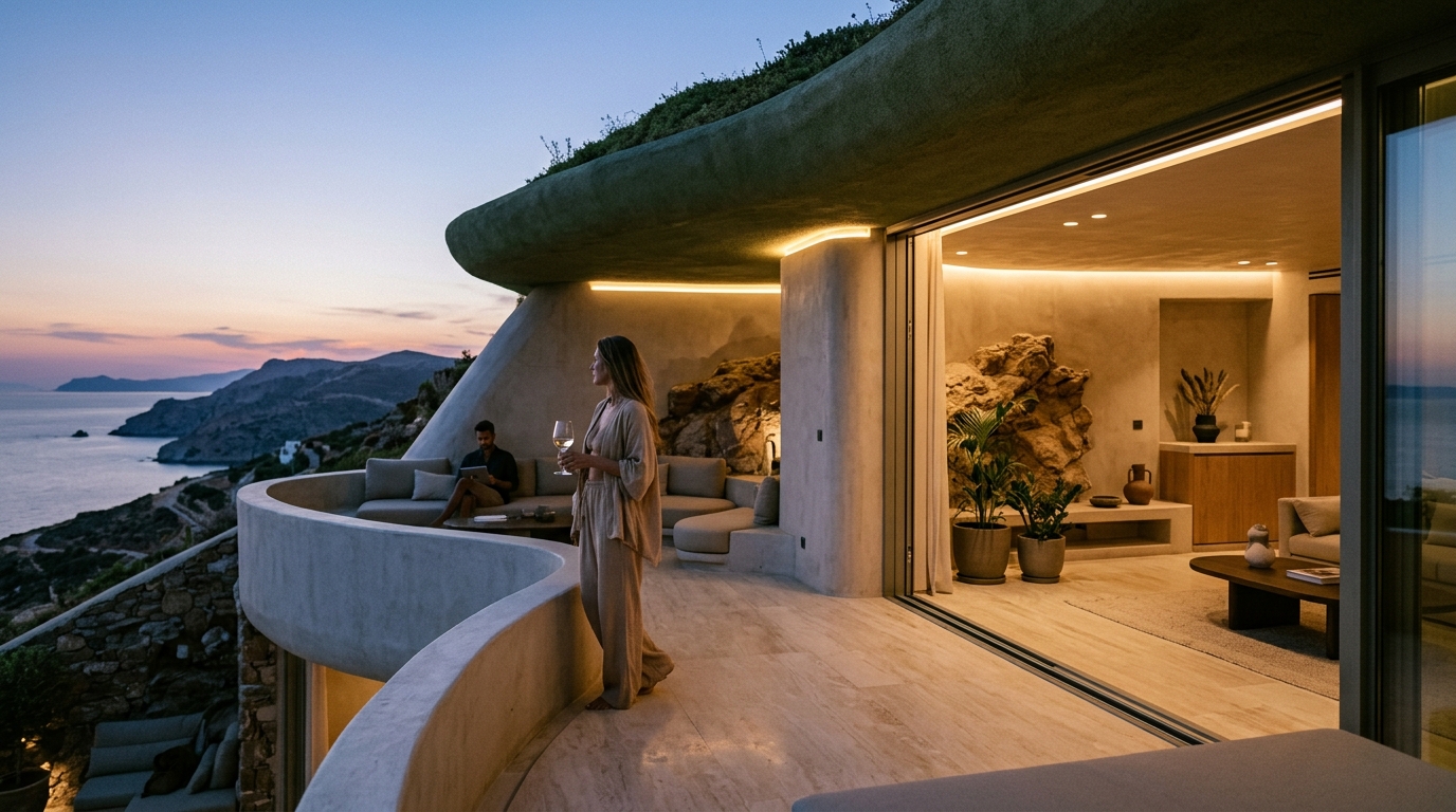 Award-Winning Subterranean Luxury Villas in Greece