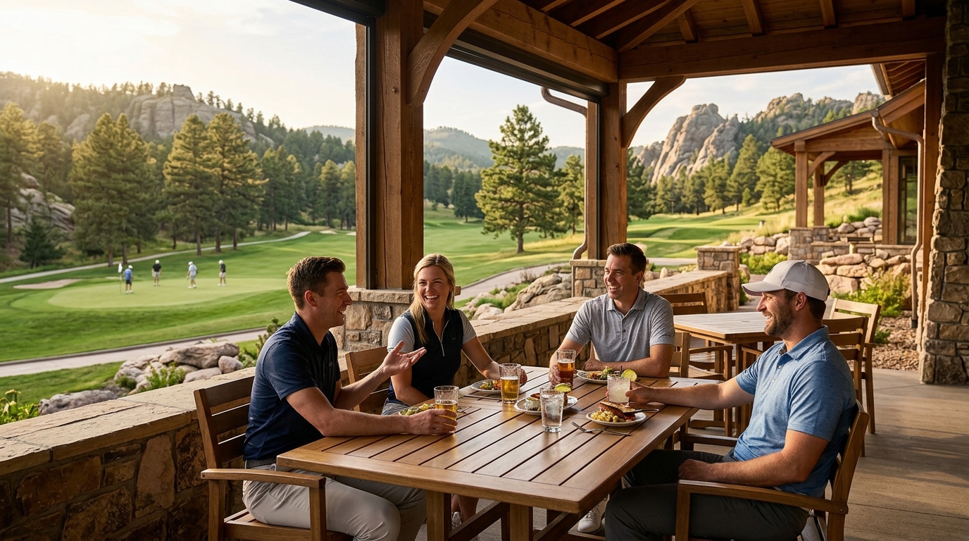 Best Golf Courses Near Rapid City with On-Site Bars & Outdoor Se