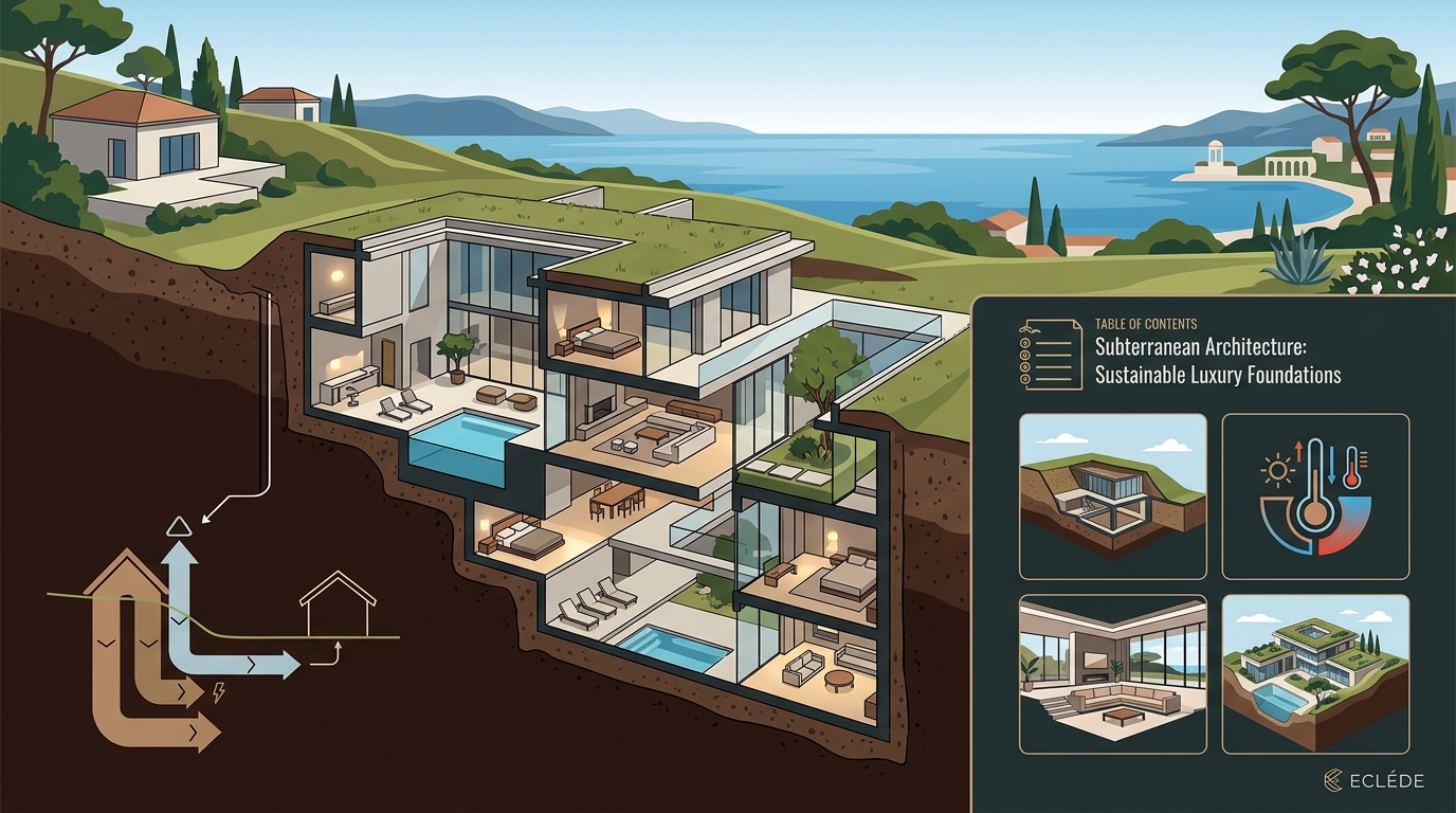 Subterranean Architecture: Sustainable Luxury Foundations