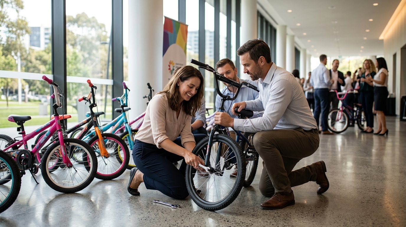How to Organize a Charity Bike Building Event for Corporate Con