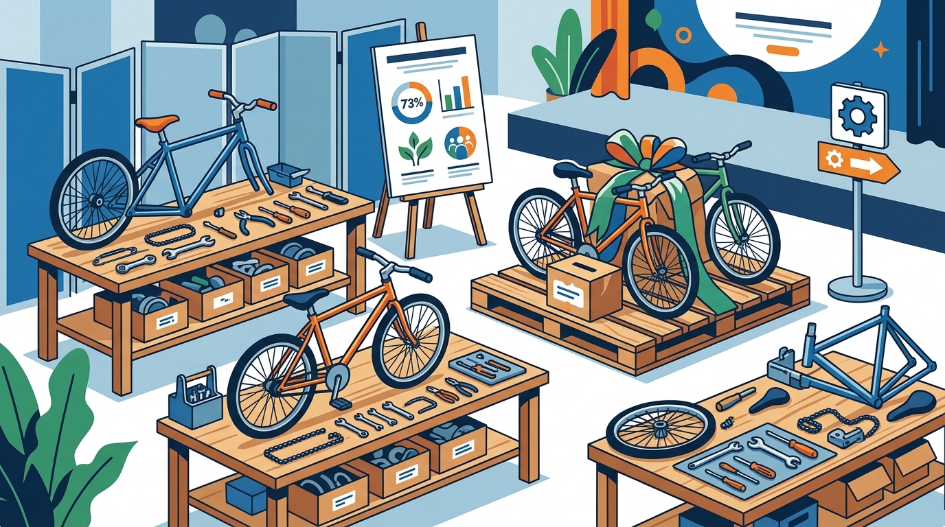 How to Organize a Charity Bike Building Event for Corporate Con