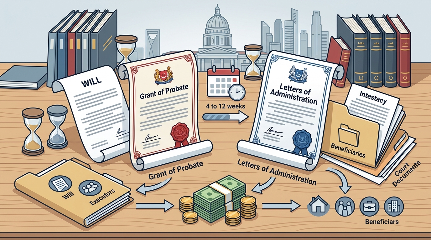 Grant of Probate vs Letters of Administration in Singapore