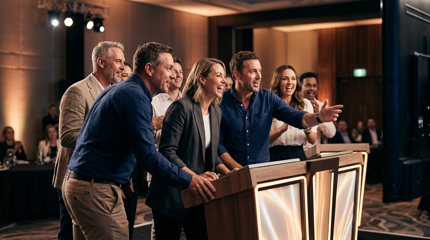 Corporate Game Shows vs. Outdoor City Scavenger Hunts for Team
