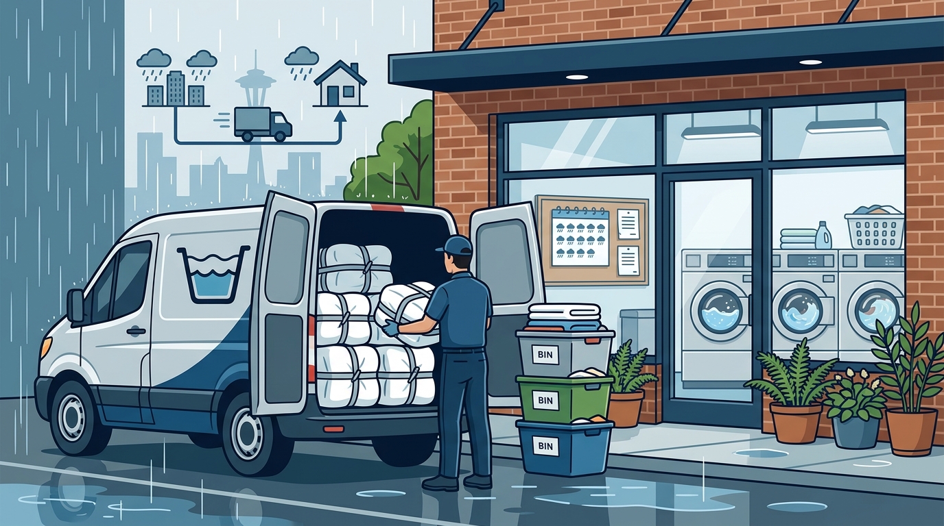 Laundromat Near Seattle With Pickup & Delivery Services
