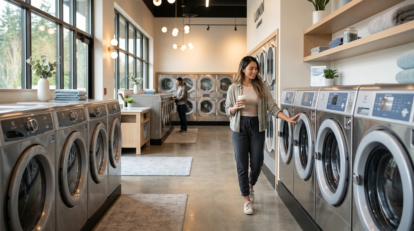 Best Full-Service Laundromat Near Shoreline WA | Lumin Laundry