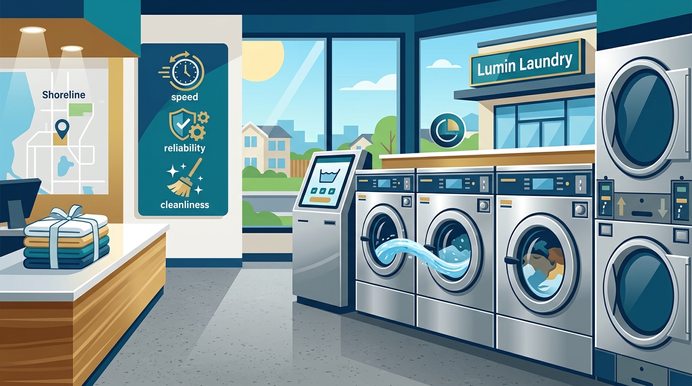 Best Laundromat Near Shoreline, WA: Lumin Laundry Review
