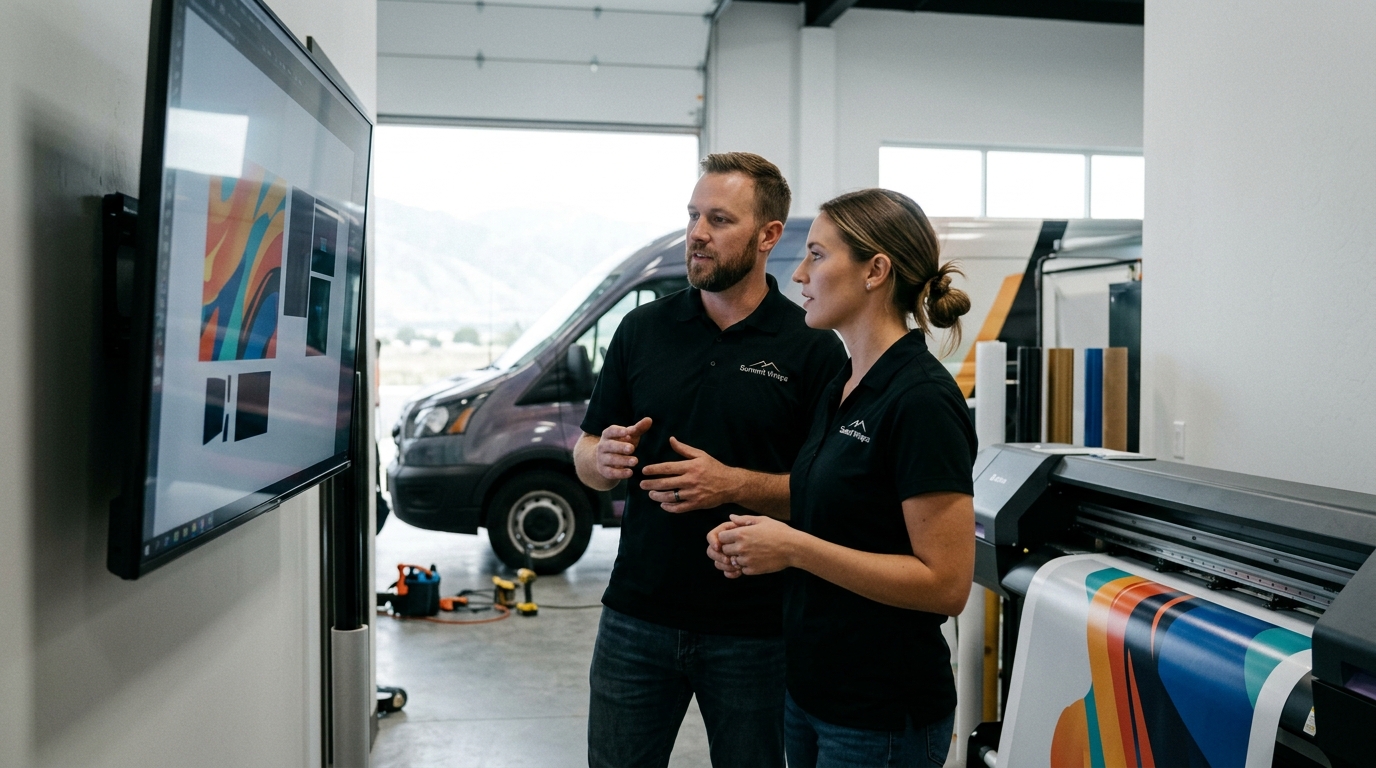 Commercial Fleet Wrap Quote Salt Lake County | Summit Wraps