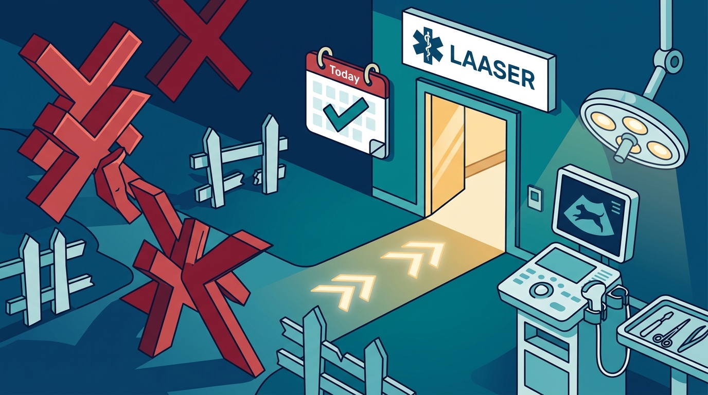 Booking a Specialty Vet Appointment Without a Referral at LAASER