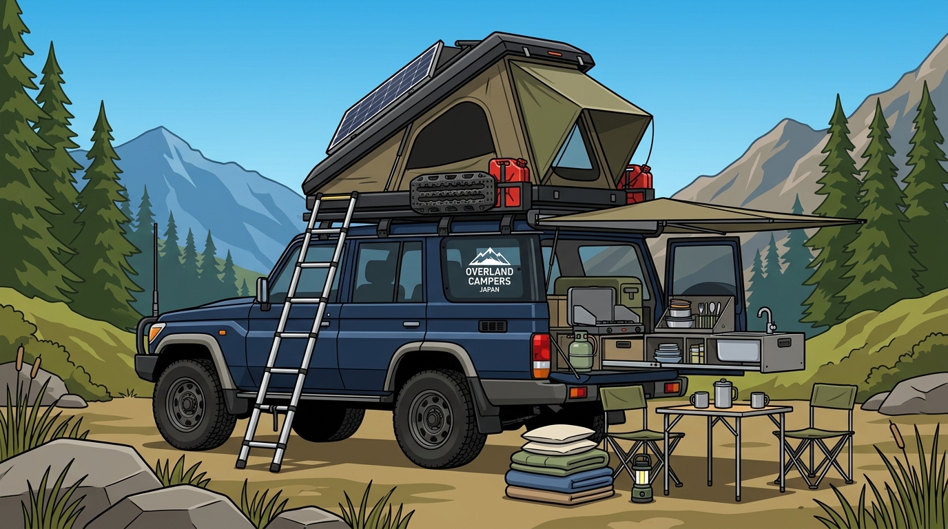 Best Custom Camper Van Rental in Japan: Overland Campers