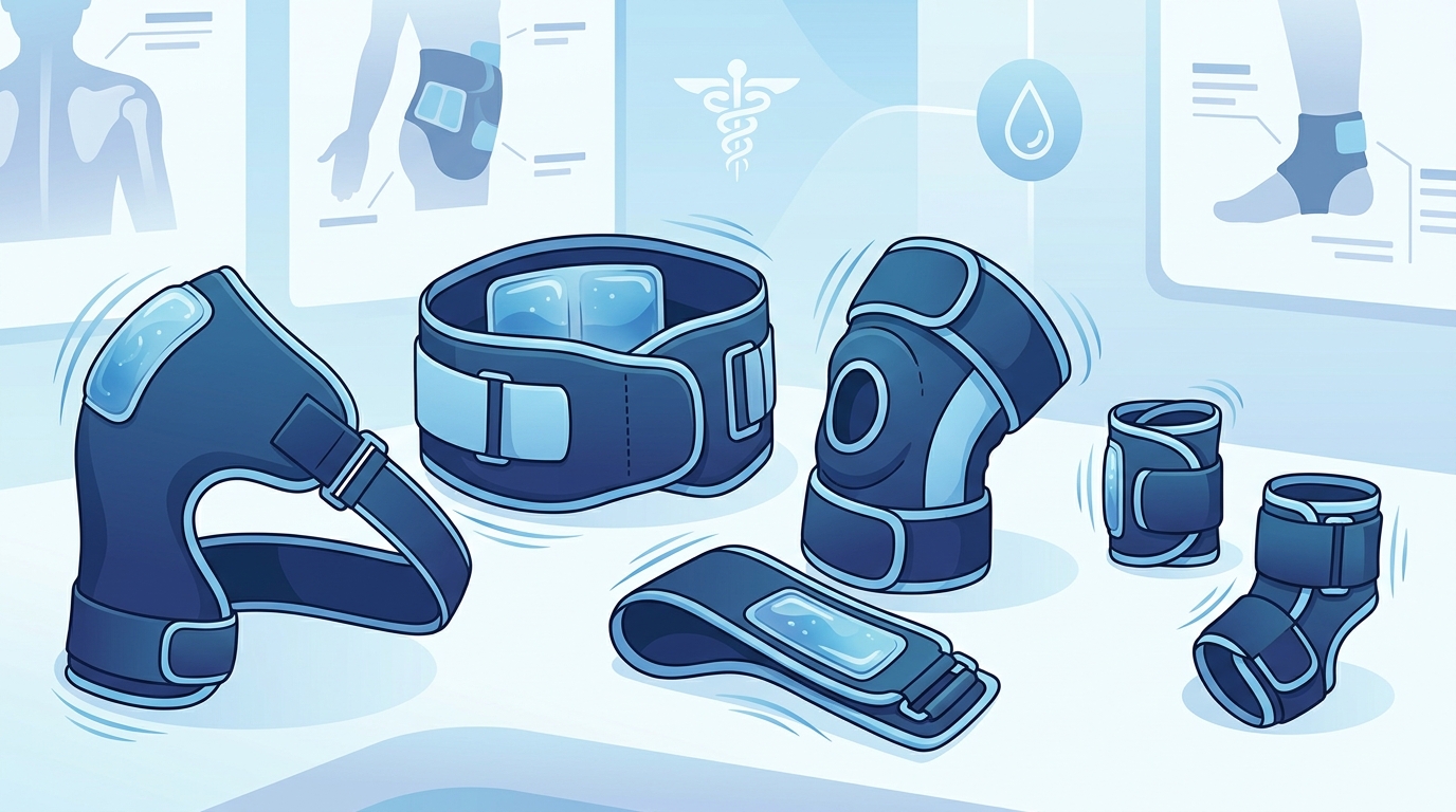 Compression Ice Wraps for Pain Relief: Body Parts Guide