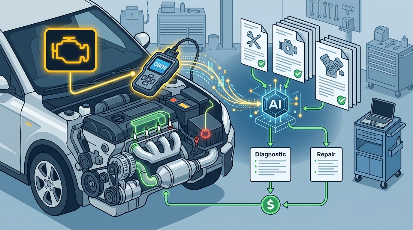 Check Engine Light Solutions: AI Diagnostics & Real Repair Data