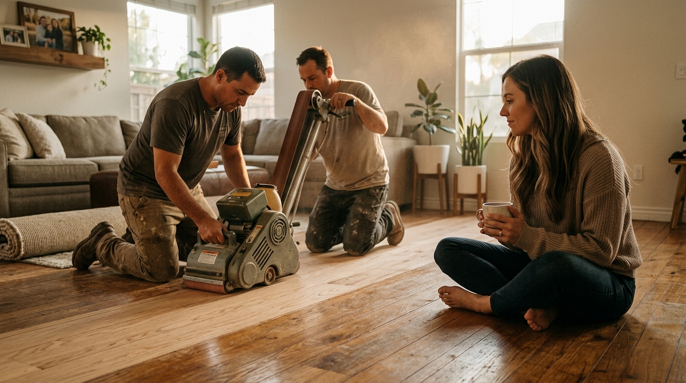 Benefits of Professional Hardwood Flooring Sanding and Refin