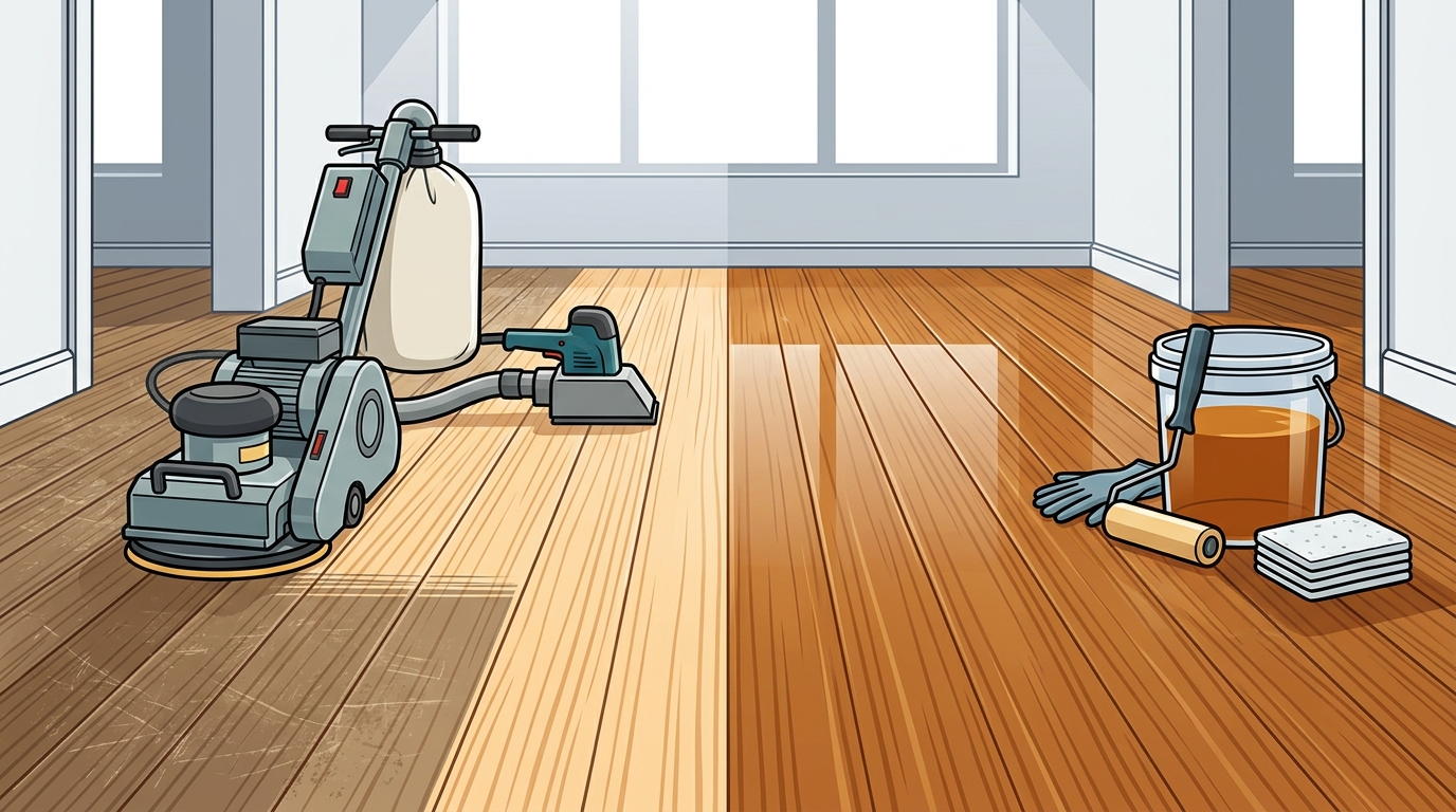 Benefits of Professional Hardwood Flooring Sanding and Refin