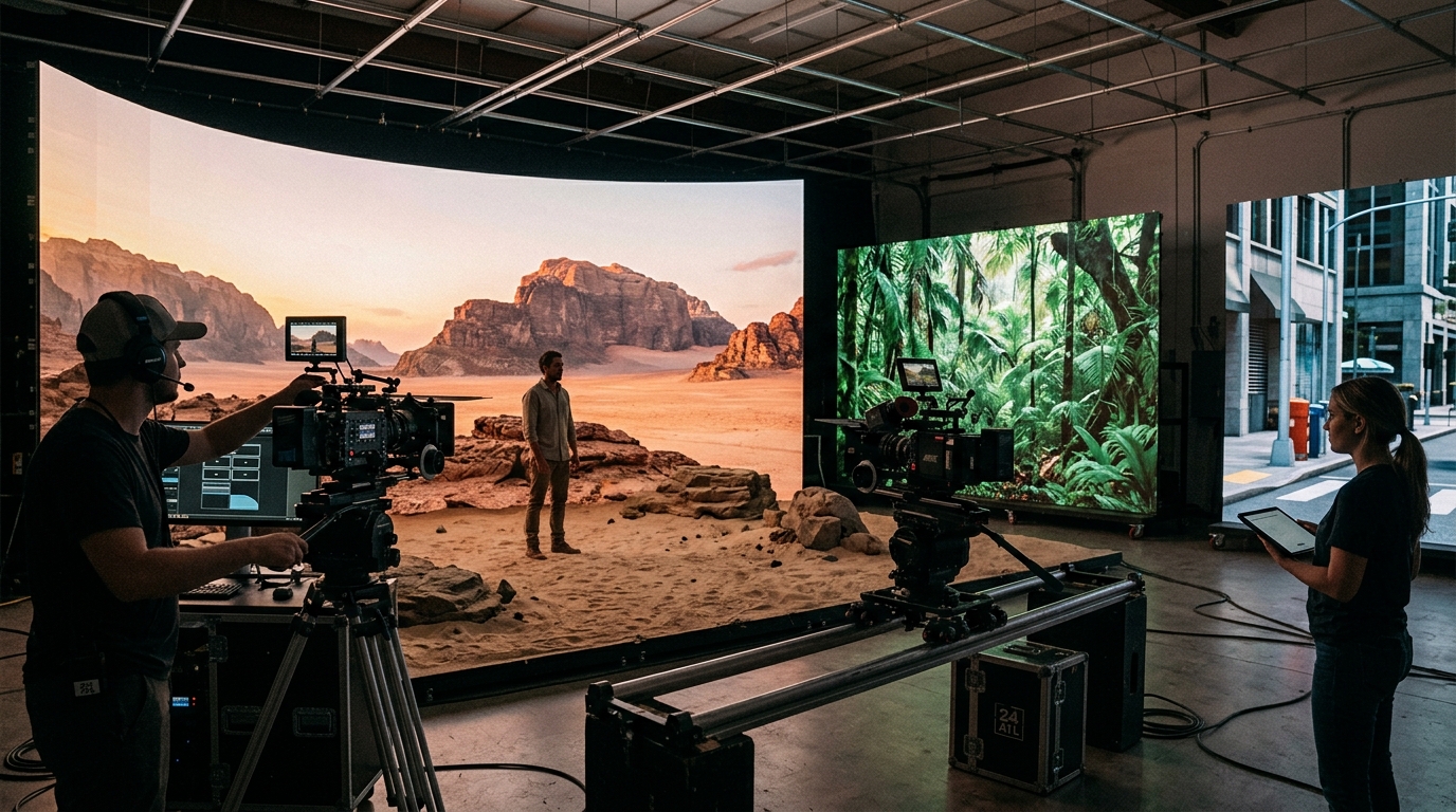 Film Multiple Locations in One Day with LED Volume Studios