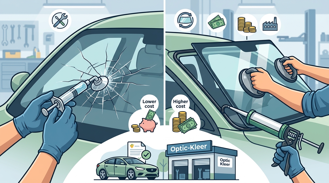 Windshield Repair vs. Replacement Cost: What You Need to Know